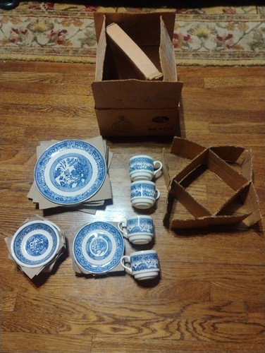 Blue willow piece starter - blue,