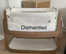 Snuzpod 4 bedside cot & NEW unused mattress & BUNDLE includes sheets and blanket