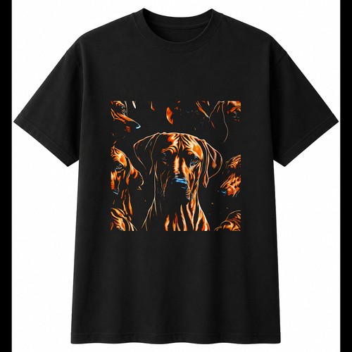 Airbrush rhodesian ridgeback - airbrush,