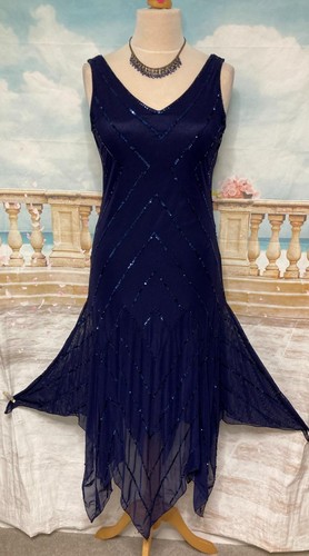 Flapper dress navy - flapper, 12