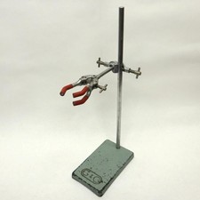 Vintage Laboratory Stand Chemist Retort Stand + Bosshead & Clamp