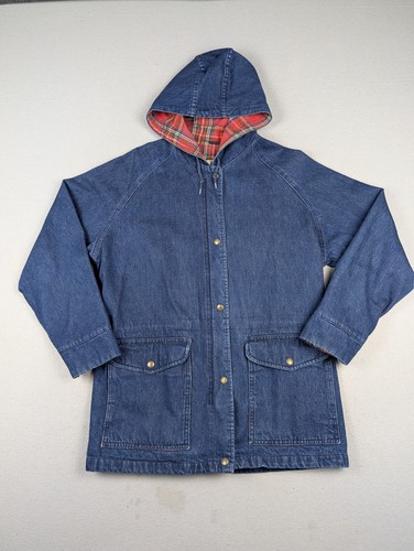 Vtg bean denim chore coat - vtg,