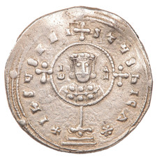 969 - 976AD BYZANTINE EMPIRE JOHN I TZIMISCES SILVER MILIARESION COIN