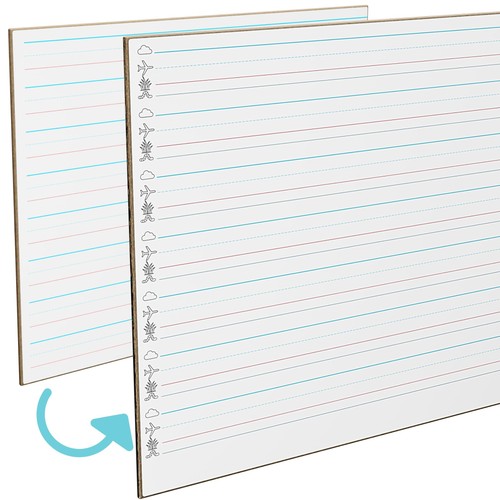 Double sided lined dry erase - sided,