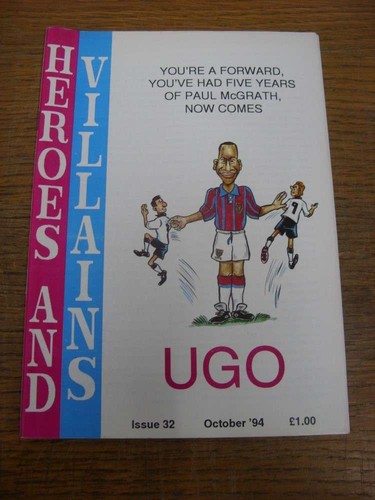Oct 1994 fanzine aston villa - oct-1994, fanzine: