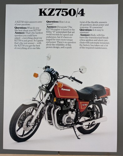 1980 kawasaki 750 4 - kawasaki, kz
