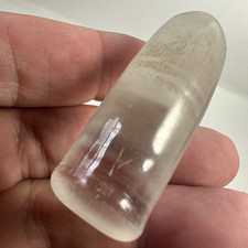 Synthetic Corundum White Sapphire Verneuil Complete Boule For Lapidary Faceting