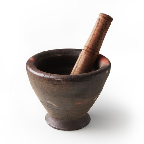 Thai eartenware pestle - thai,