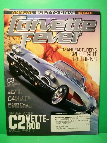 Corvette fever august 2007 - fever,