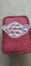 Vintage Clear Glass Chicken