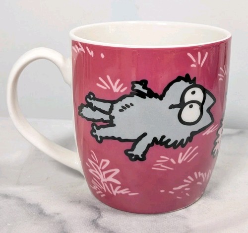 Simon cat mug pink - simon's, excellent