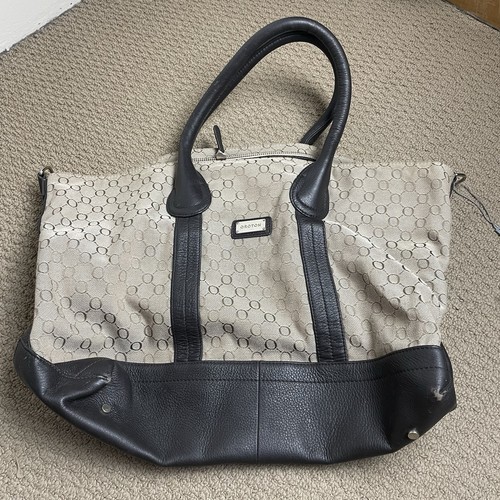 Oroton canvas and leather - oroton,