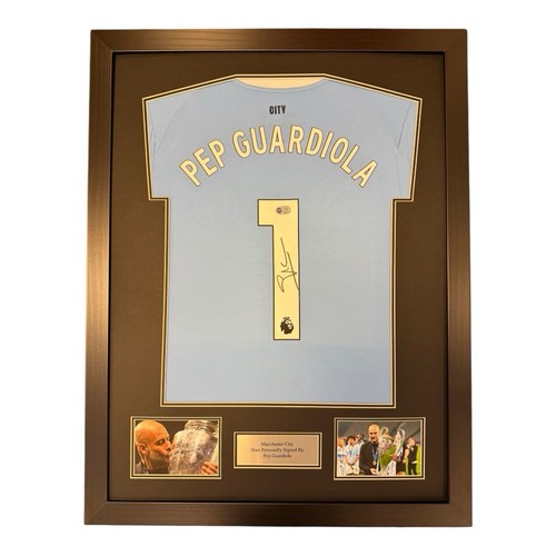 Pep guardiola signed shirt - pep,