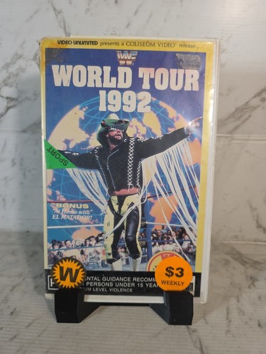 Wwf wrestling world tour 1992 - wrestling,