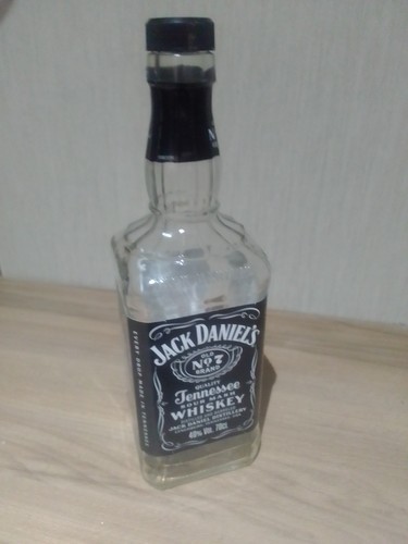 Jack daniels empty - jack, bottle