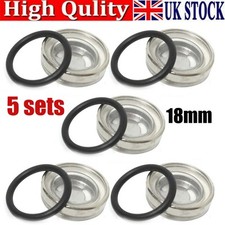 18mm Motorcycle Bike Brake Master Cylinder/Reservoir Sight Glass Len Gasket 5pcs