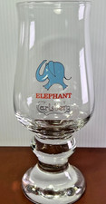 Carlsberg, Blue Elephant ~ Very Heavy Tulip Beer Glass ~ Excellent ~ Rare