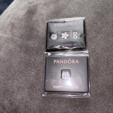 Genuine Pandora Petite Floating Locket Charms, 925 Sterling Silver, X4