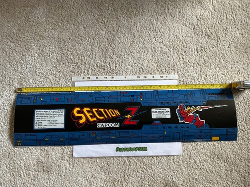 Section arcade game marquee - section,