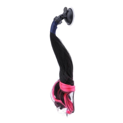 Ladies helmet pigtails curly - helmet,