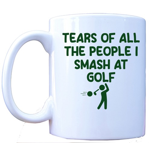 Tears golf mug - golf, golfer