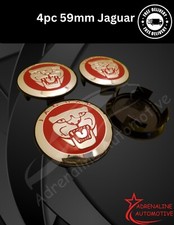 4pc Jaguar Chrome Red Wheel