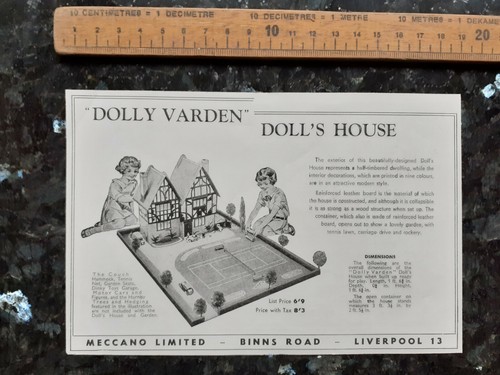 Vintage meccano advert dolly - vintage,