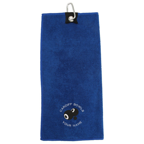 Lawn bowls towel microfibre - bowls,