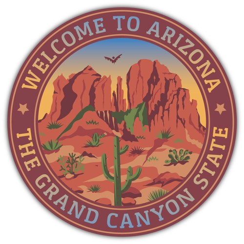 Arizona usa state welcome - arizona,