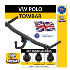 Towbar to fit VW Volkswagen Polo Hatch Sept 2017on Tow Bar Towball Electrics