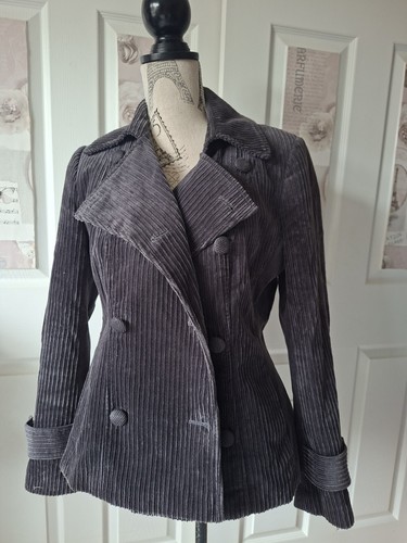 Smart grey velvet cord - m&s,