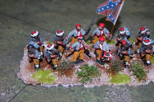 28mm confederate acw - ,