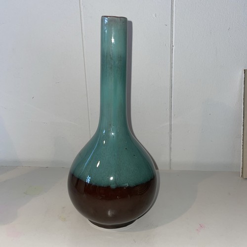 Vintage pottery bulb vase - pottery, by