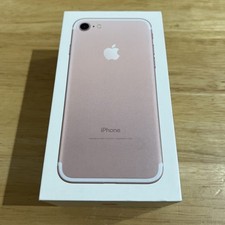 iPhone 7 Rose Gold 128gb Empty Box