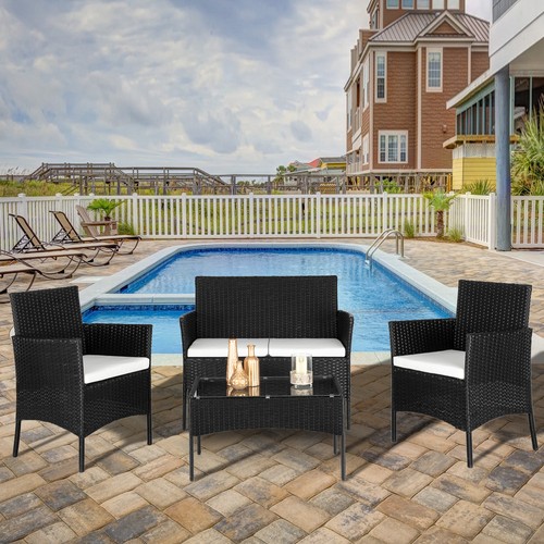 4pcs outdoor rattan - 4pcs, wicker