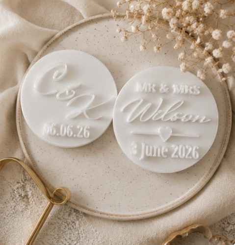 Personalised wedding cookie - personalised,