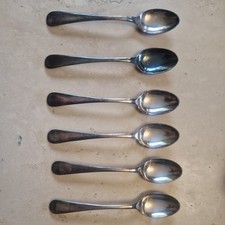 Antique Set Of 6 Six Tea