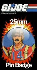 BAZOOKA 25mm BADGE GI Joe Real
