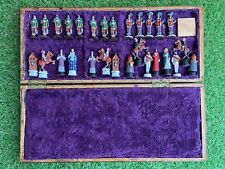 SPANISH ARMADA LEAD CHESS SET OLD VINTAGE Set INCOMPLETE