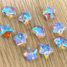 10 Pcs 13mm Crystal Ab Glass