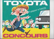 1968 Toyota (Switzerland) colouring competition brochure: Crown, Corona, Corolla
