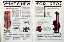 1930 Ad Van Norman Machine