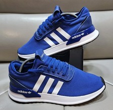 Adidas U PATH X Running Trainers Blue & White UK Size 10.5/EU 45