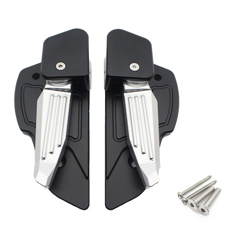 Rear footrests with mounting - rear,