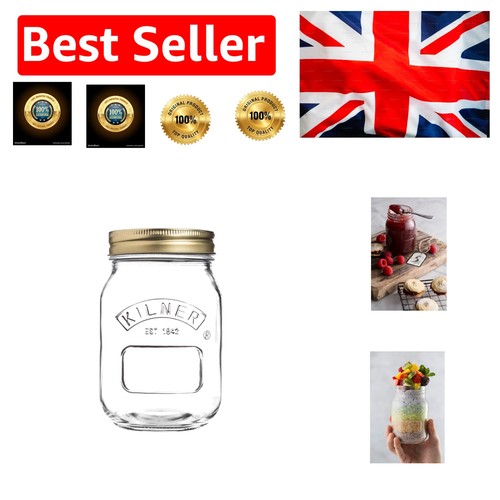 500ml round glass preserve - 500ml,