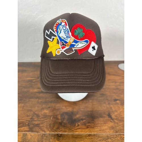 Nissun brown trucker hat busch - trucker,