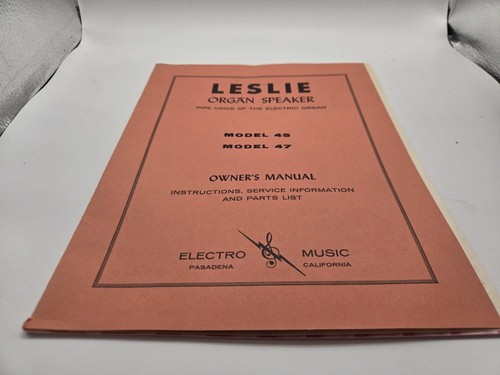 Leslie organ speaker - leslie,