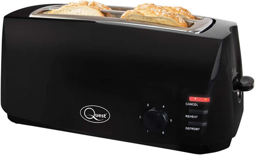 Slice toaster black extra - black,