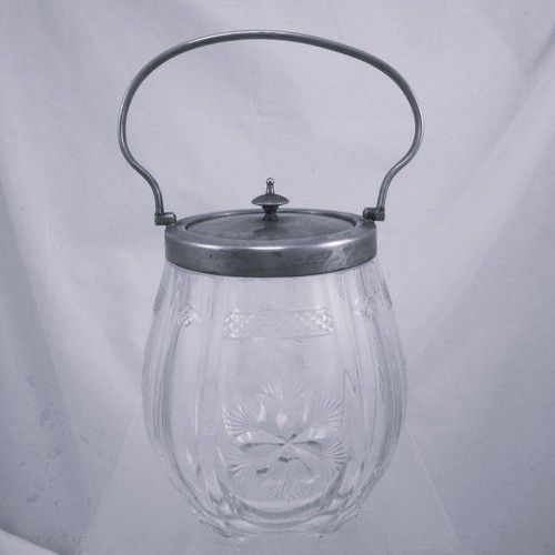 Vintage cut glass - glass, lidded
