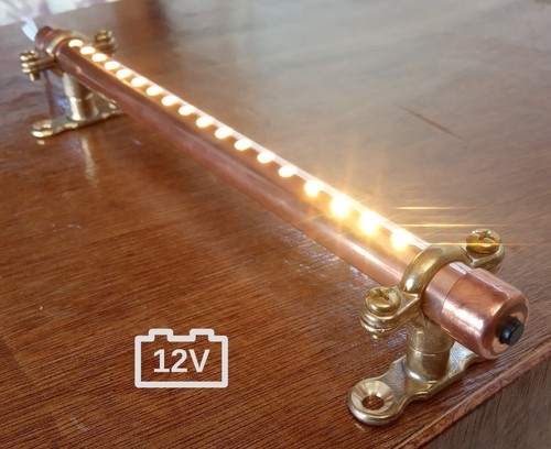 Campervan 12v led copper light - campervan,
